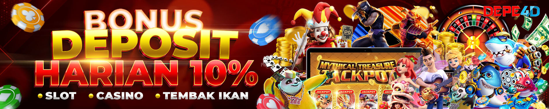 Bonus Harian 10% Depe4d